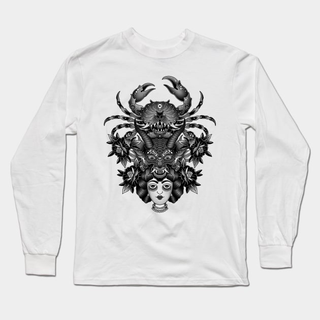 Thoughts Long Sleeve T-Shirt by Sadhakaya